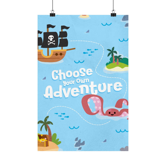 Poster I V5 I Choose Your Own Adventure Preschool Series Graphic I Vertical