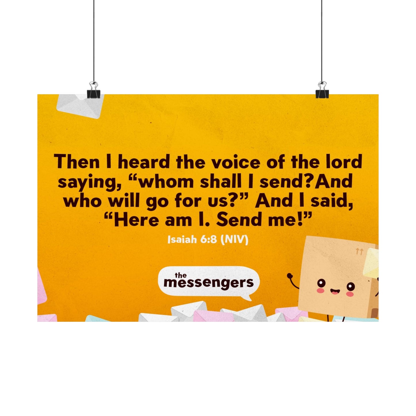 Poster | V5 | The Messengers Preschool Memory Verse Graphic | Horizontal