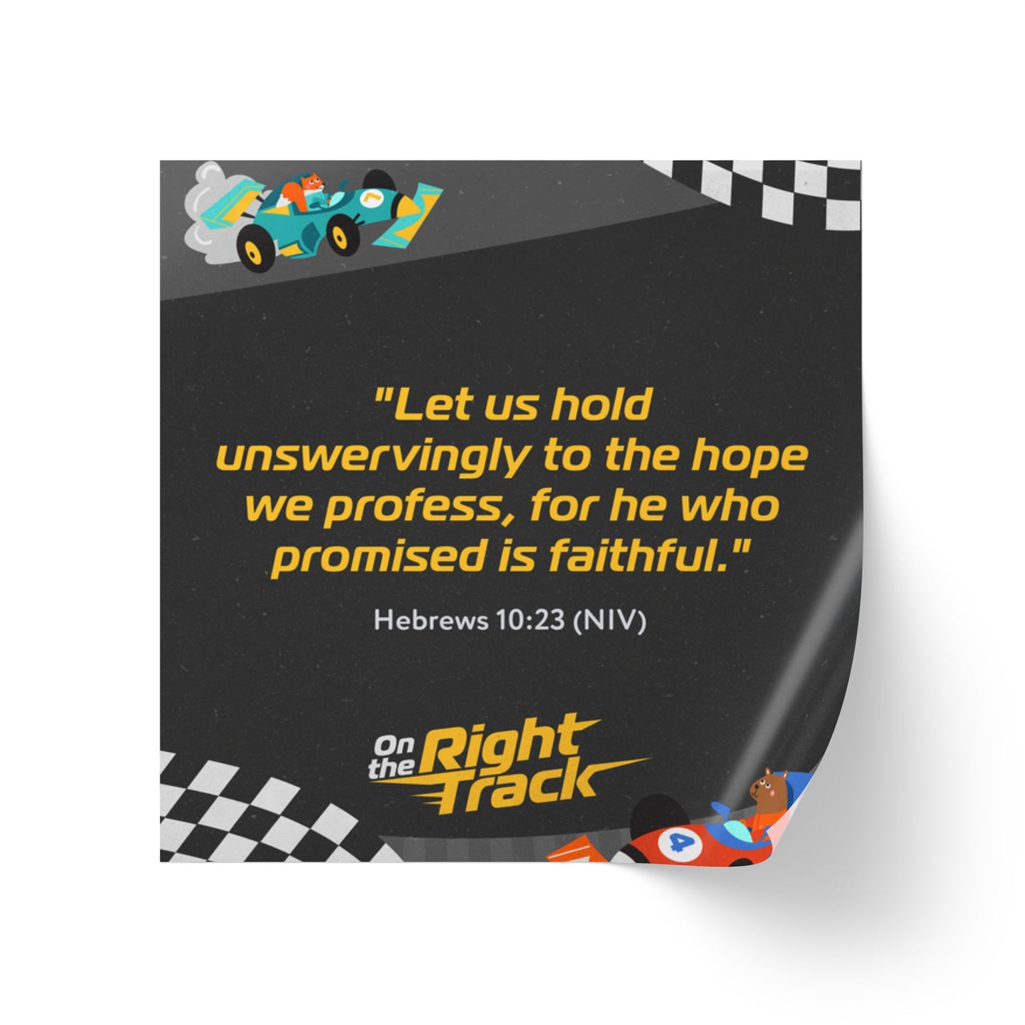 Memory Verse Sticker Roll | V7 | On the Right Track Preschool