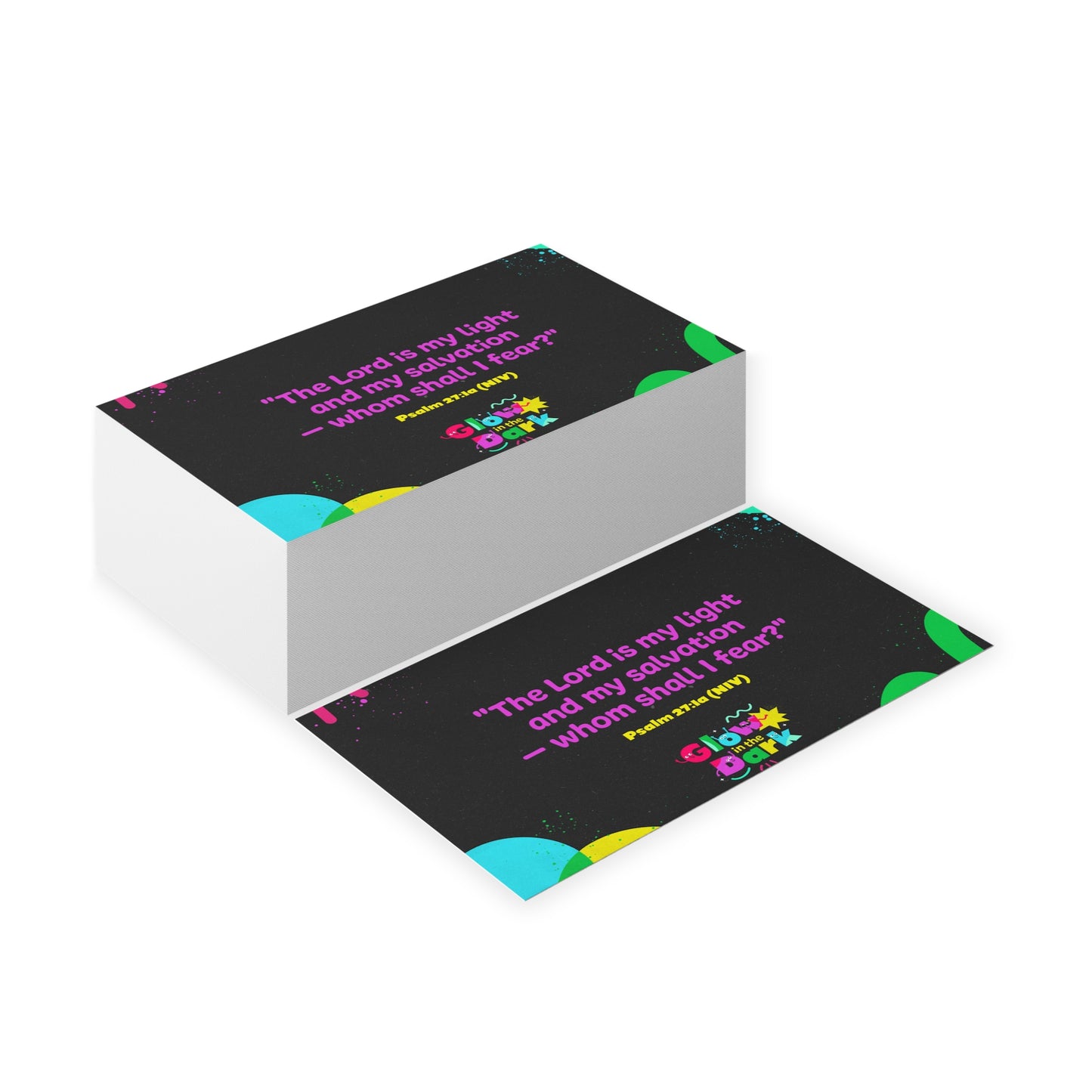 Memory Verse Cards | V7 | Glow in the Dark Preschool