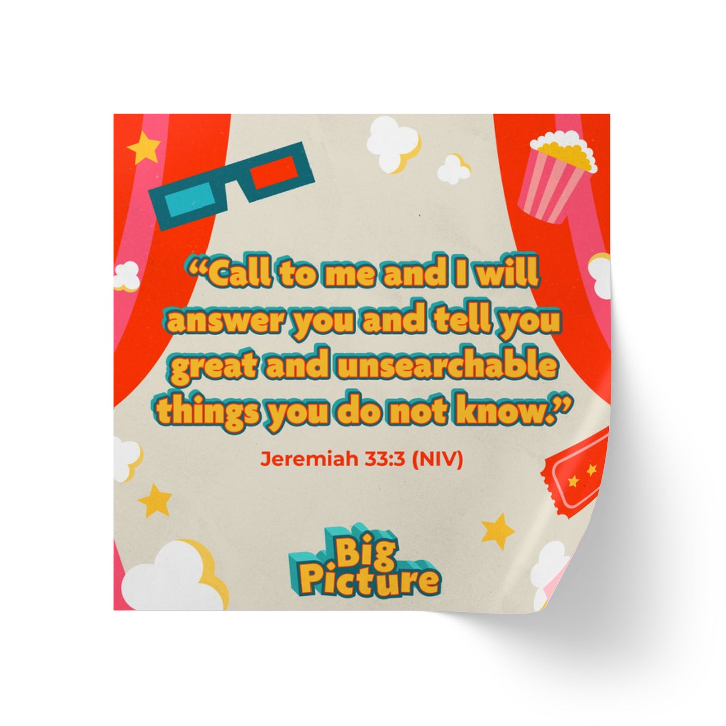 Memory Verse Sticker Roll | V8 | Big Picture Preschool