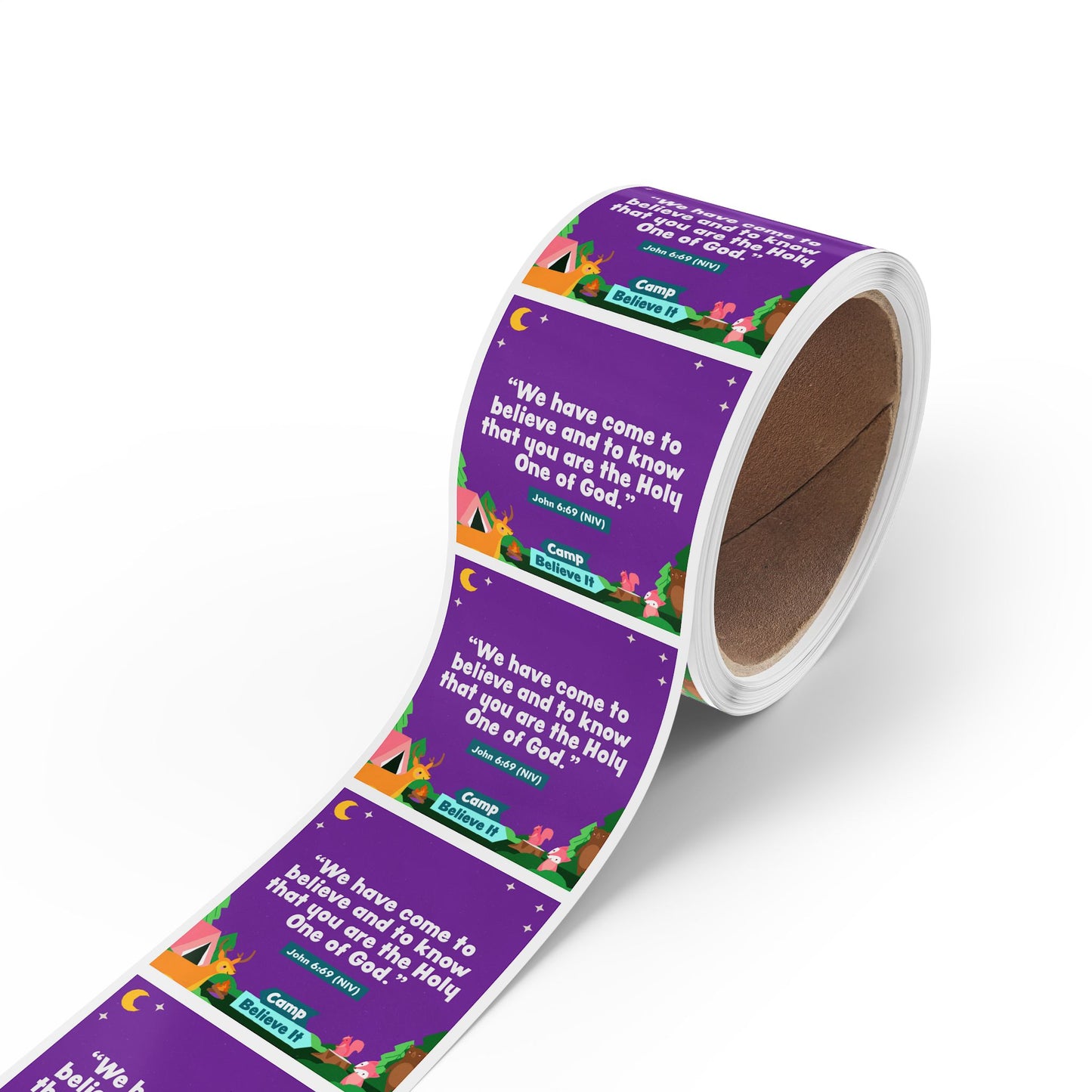 Memory Verse Sticker Roll | V8 | Camp Believe It Preschool