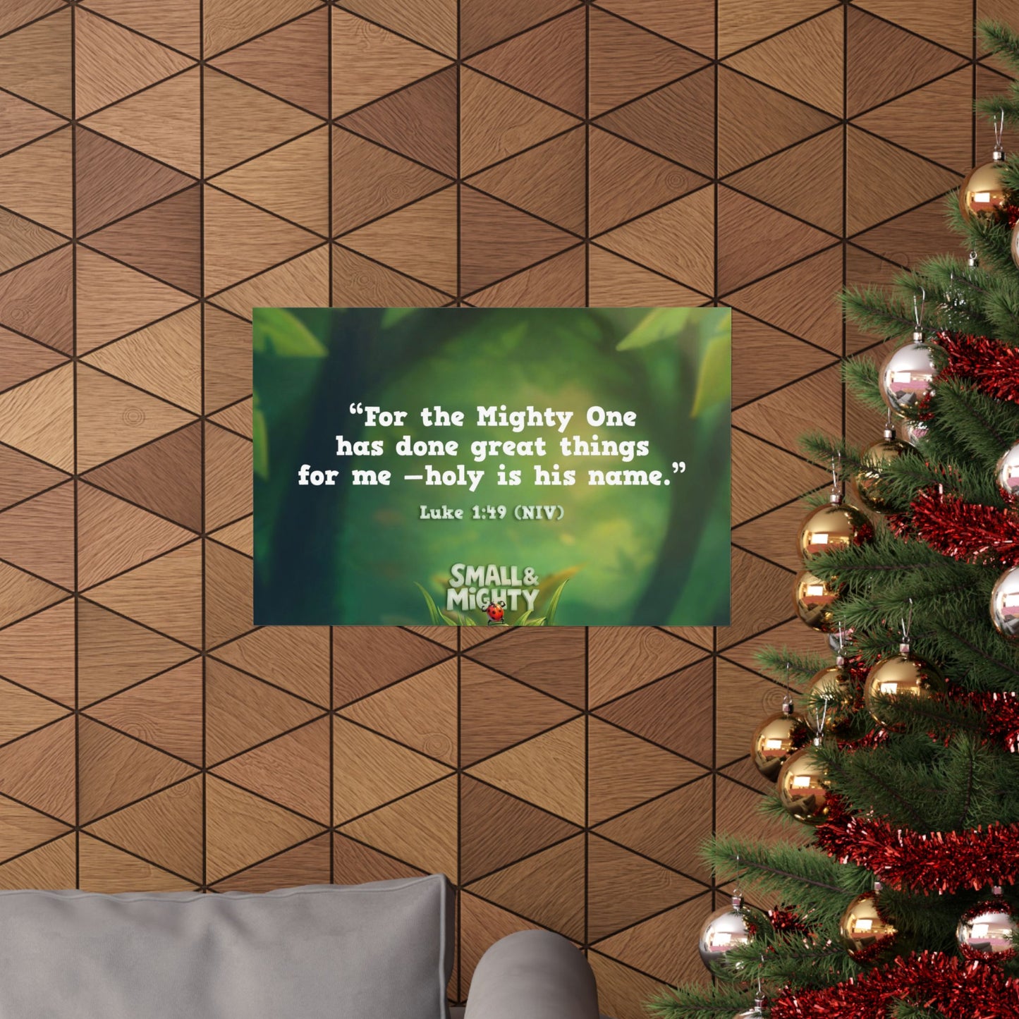 Poster | Small & Mighty Elementary Memory Verse Graphic | Horizontal