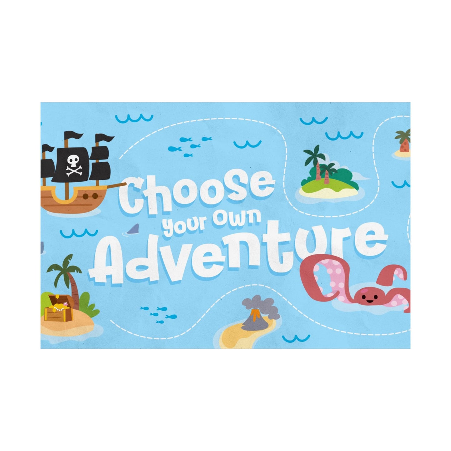 Poster I V5 I Choose Your Own Adventure Preschool Series Graphic I Horizontal
