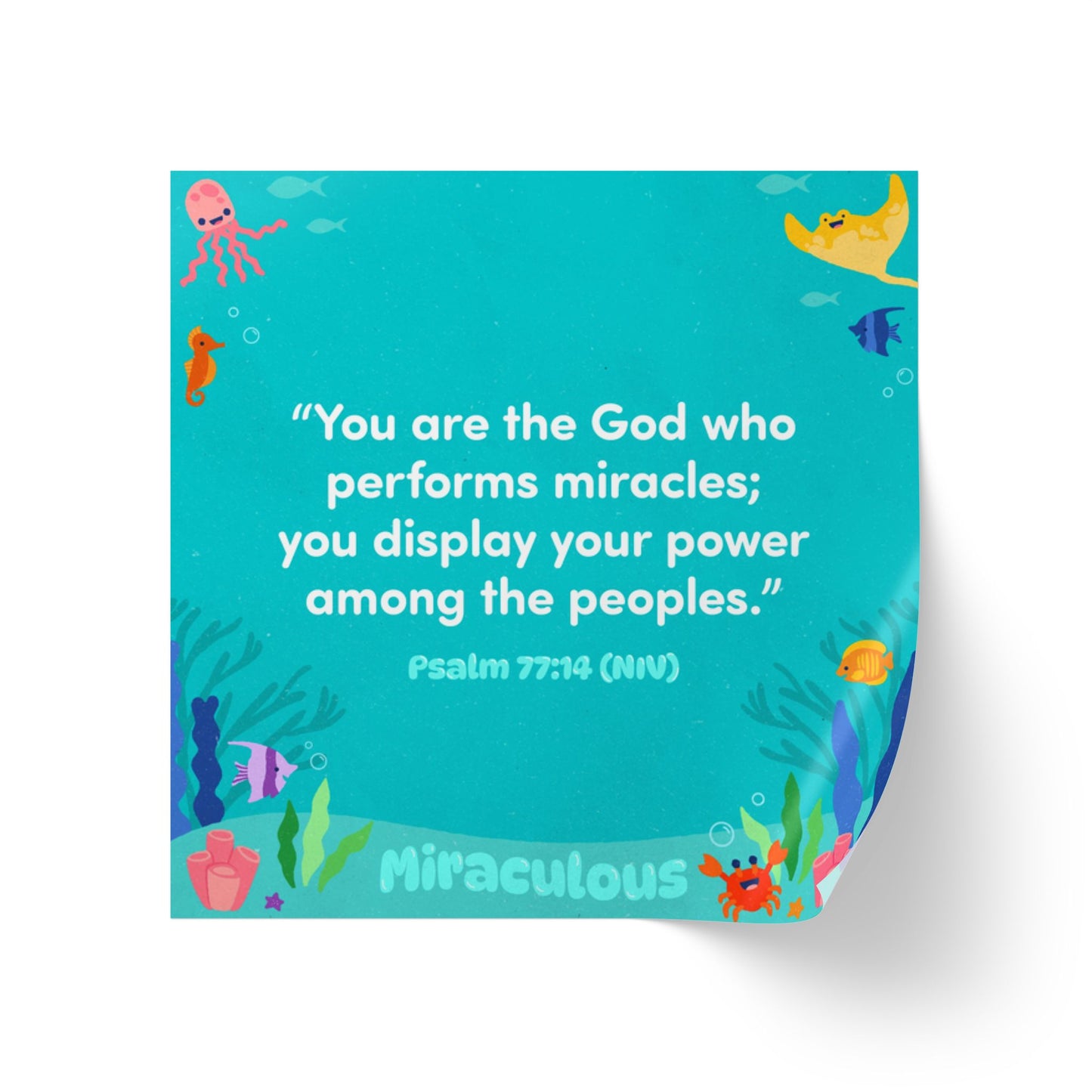 Memory Verse Sticker Roll | V8 | Miraculous Preschool
