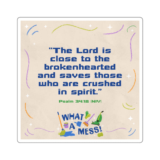 Memory Verse Sticker | What A Mess Preschool