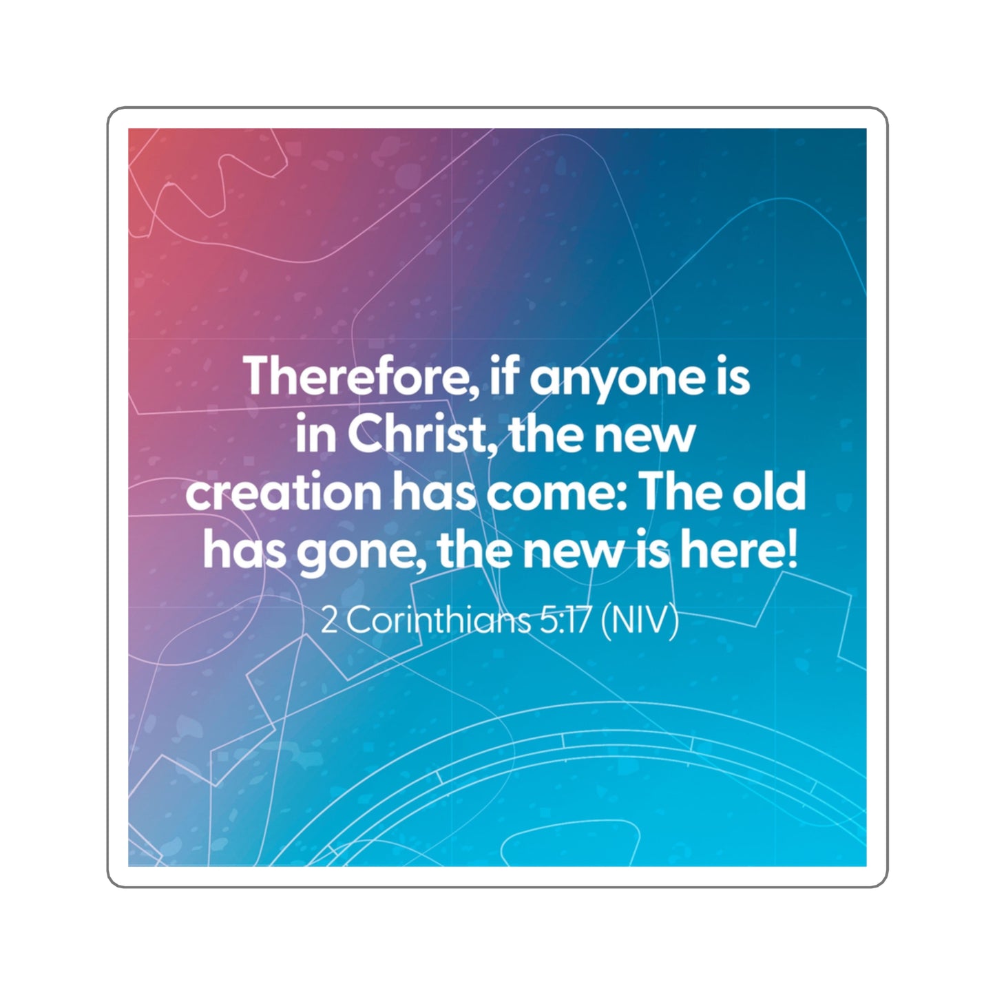 Memory Verse Sticker | V6 | Changing Gears Preschool