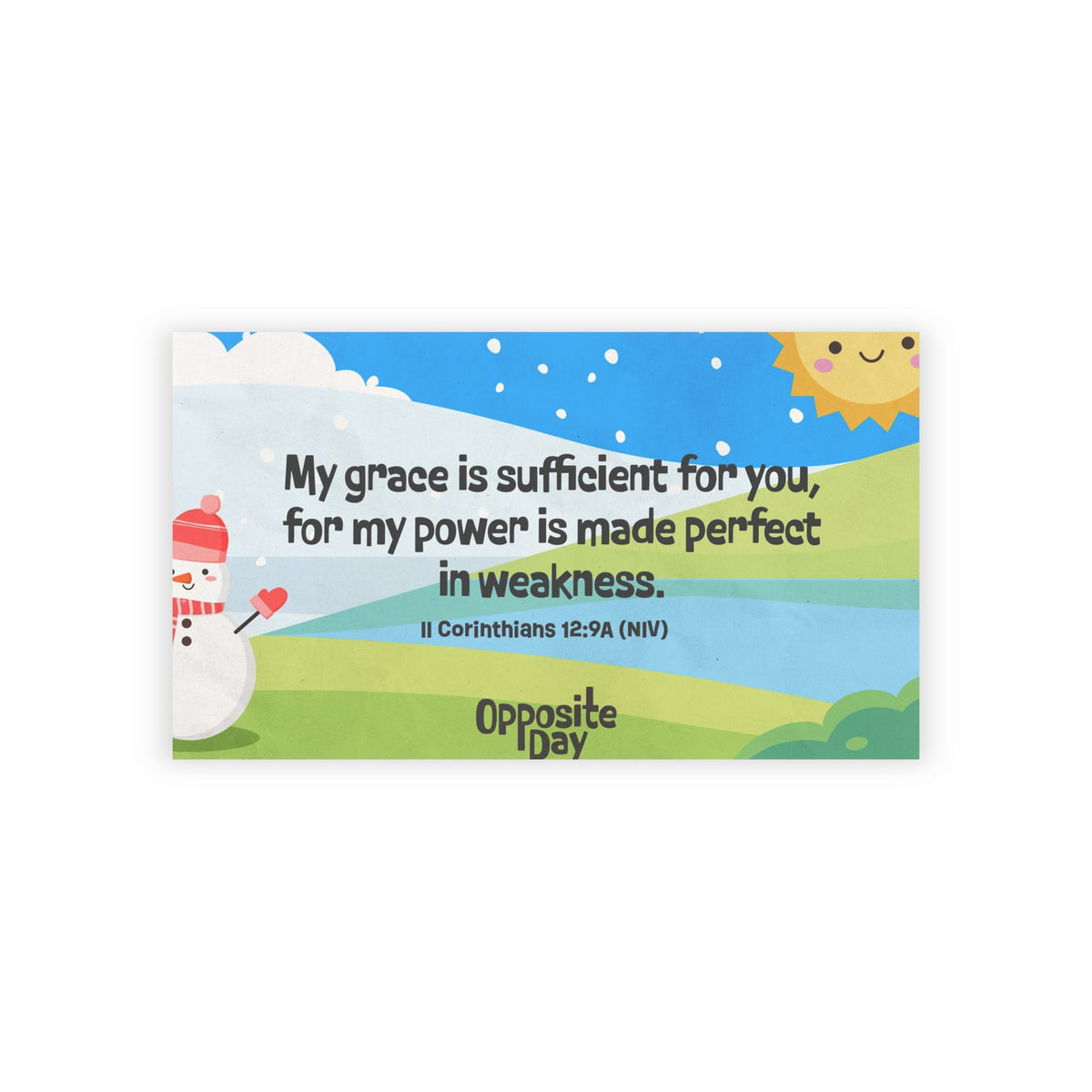 Memory Verse Cards | V5 | Opposite Day Preschool