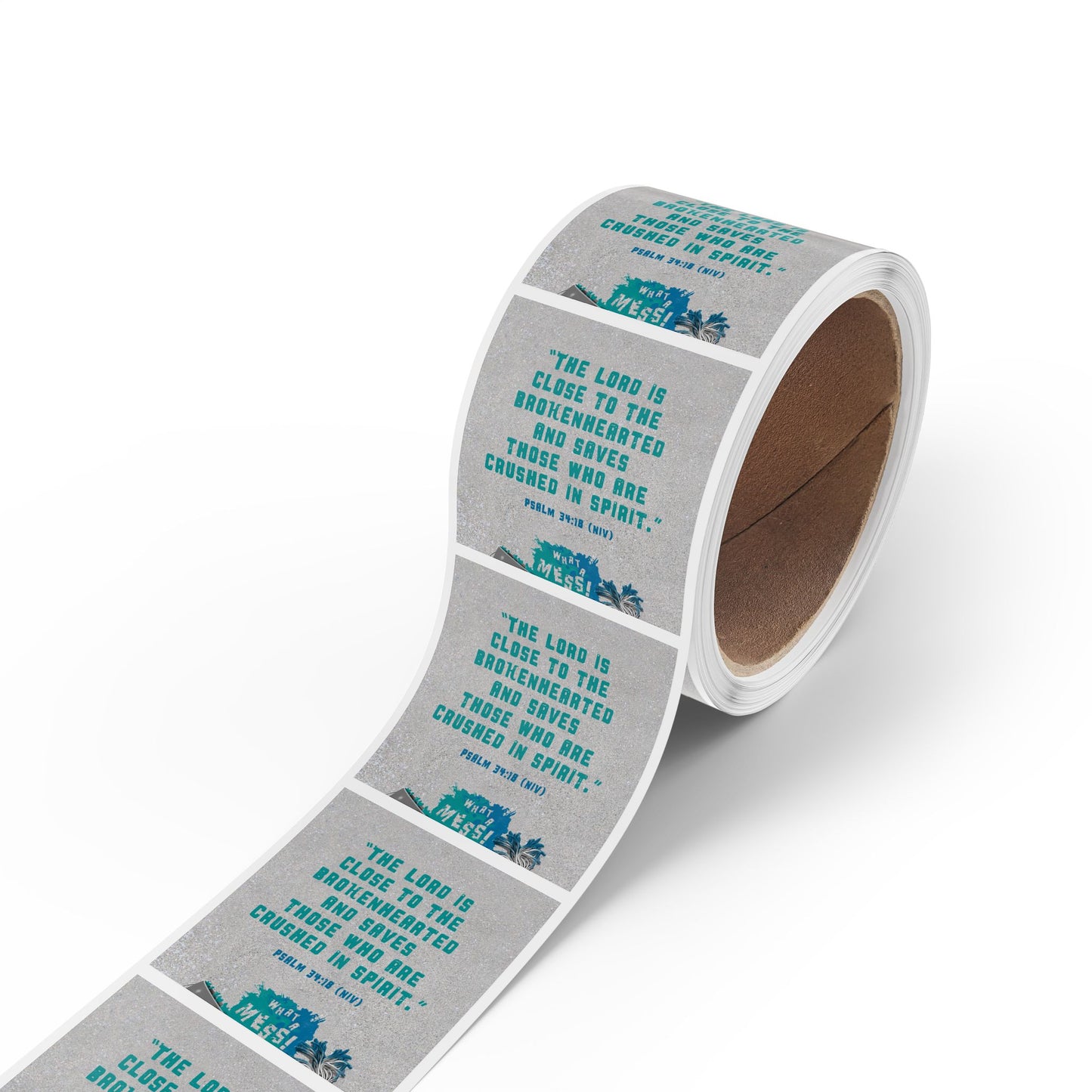 Memory Verse Sticker Roll | What A Mess Elementary