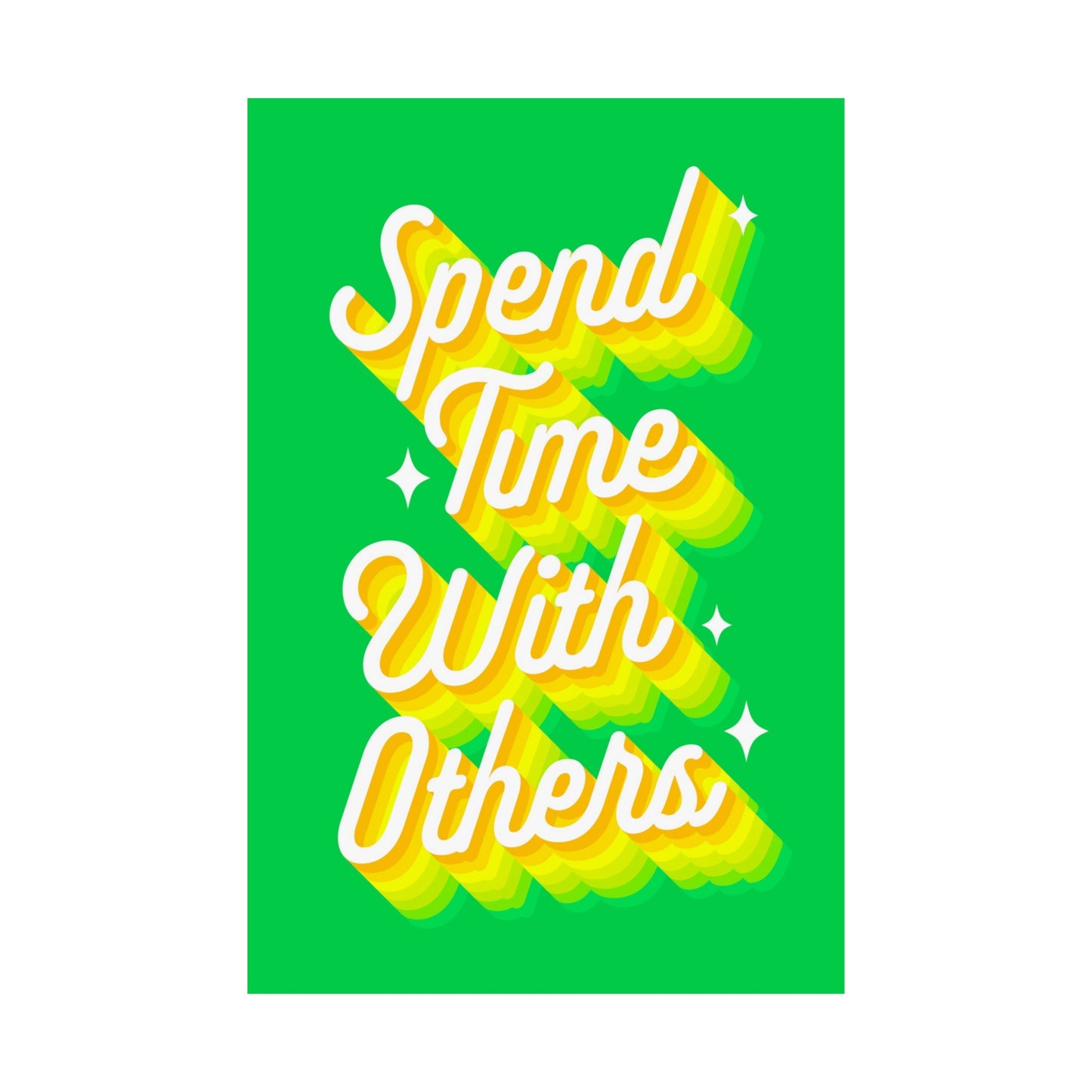 Poster I V8 I Spend Time With Others Discipleship Graphic I Vertical