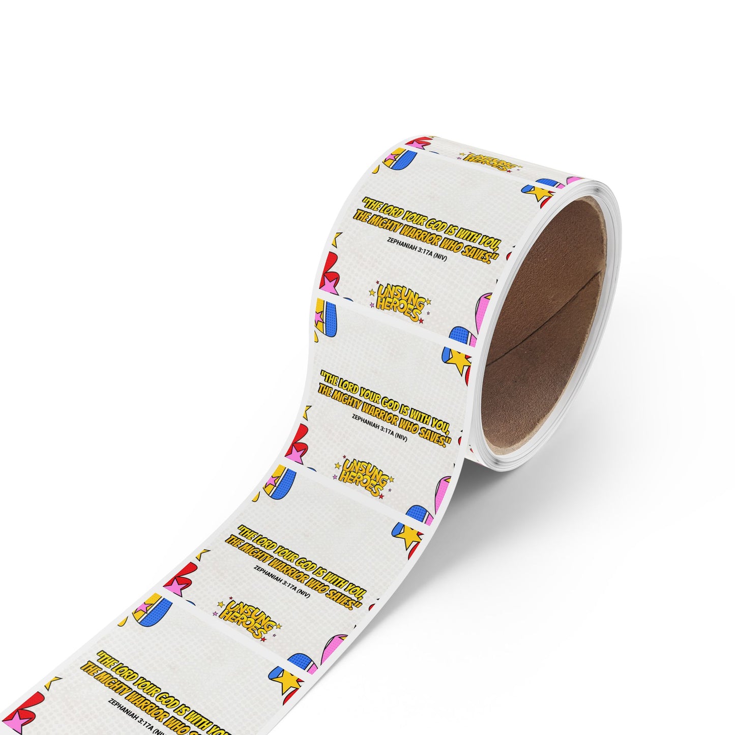 Memory Verse Sticker Roll | V8 | Unsung Heroes