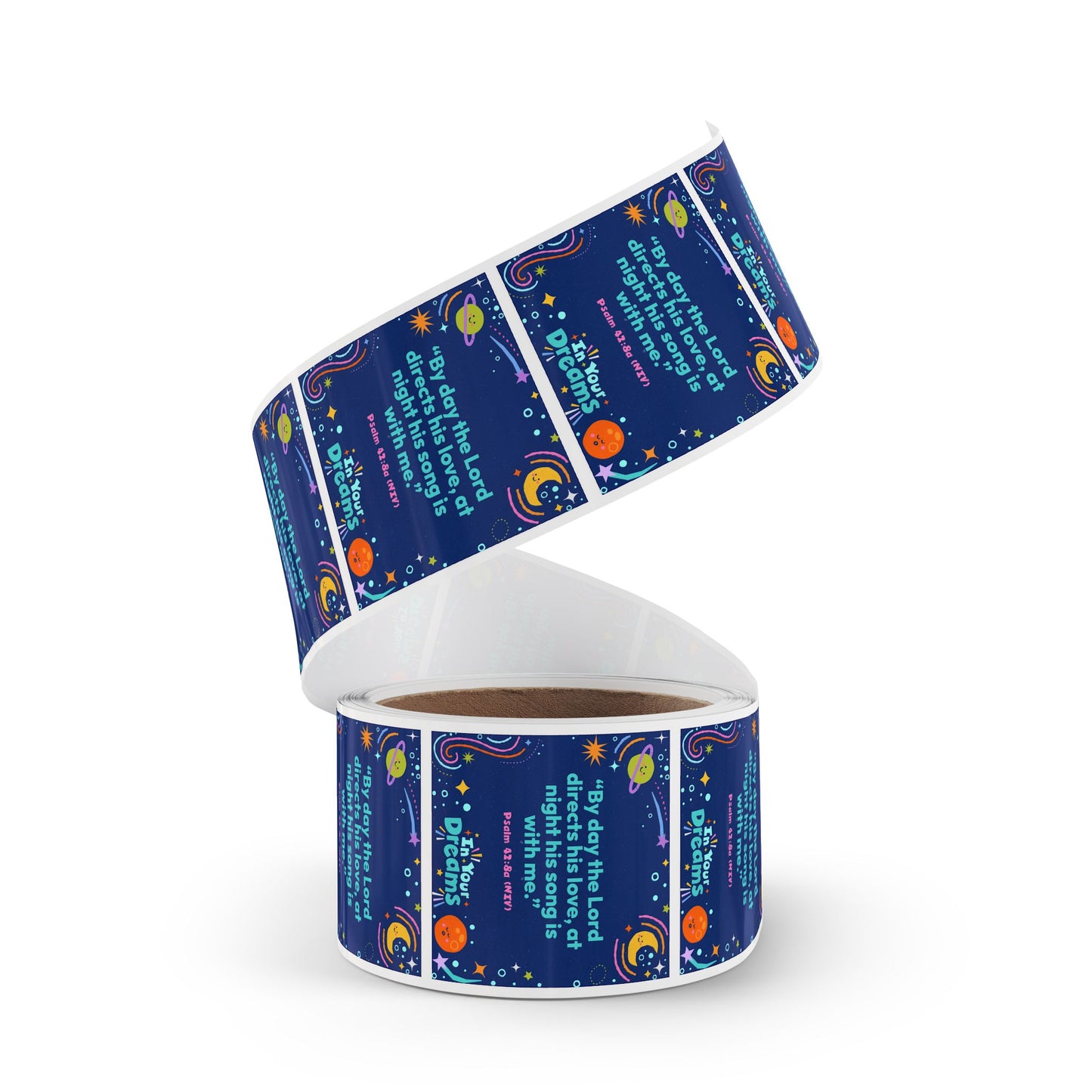 Memory Verse Sticker Roll | V7 | In Your Dreams Preschool