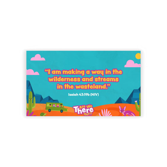Memory Verse Cards | V7 | Are We There Yet Preschool