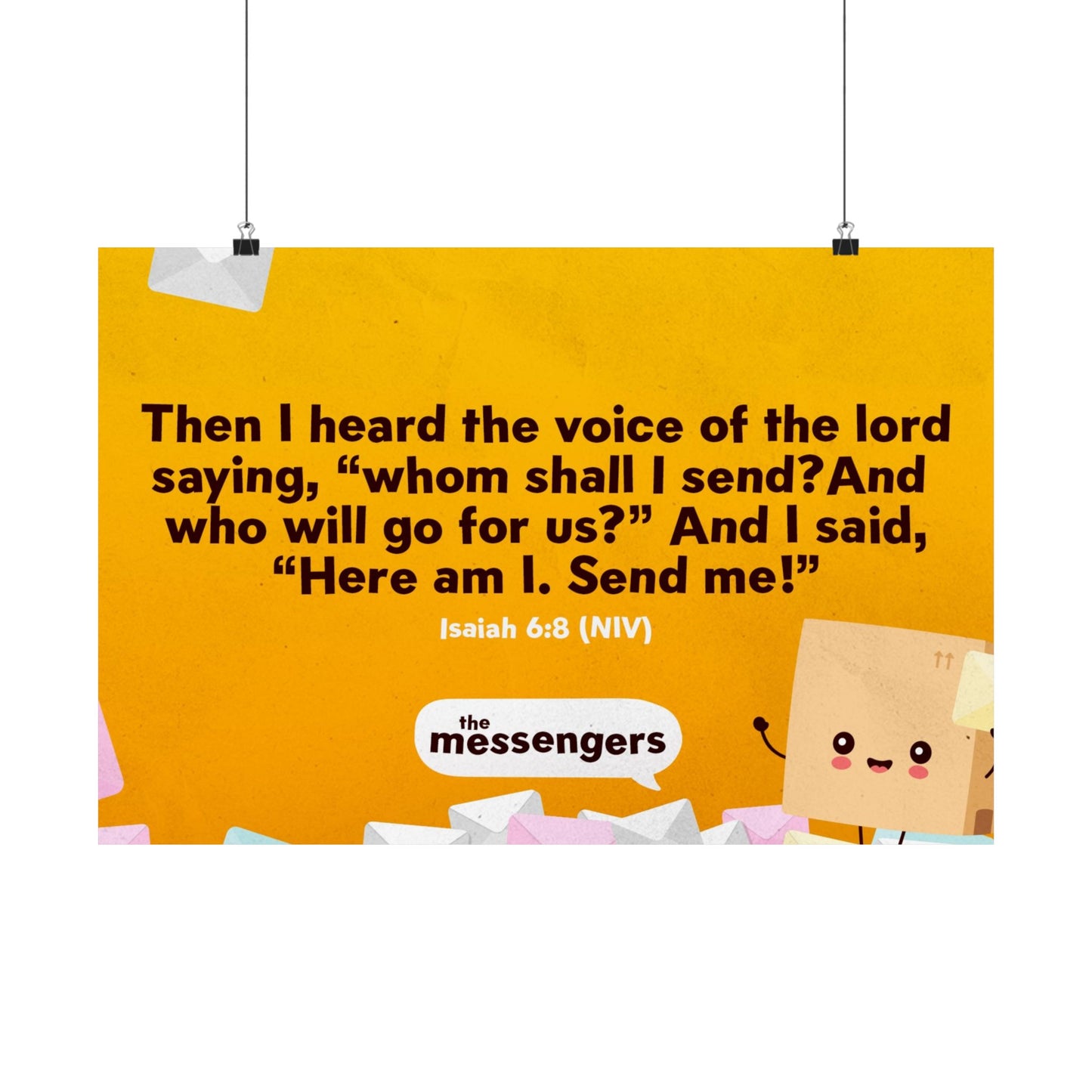 Poster | V5 | The Messengers Preschool Memory Verse Graphic | Horizontal