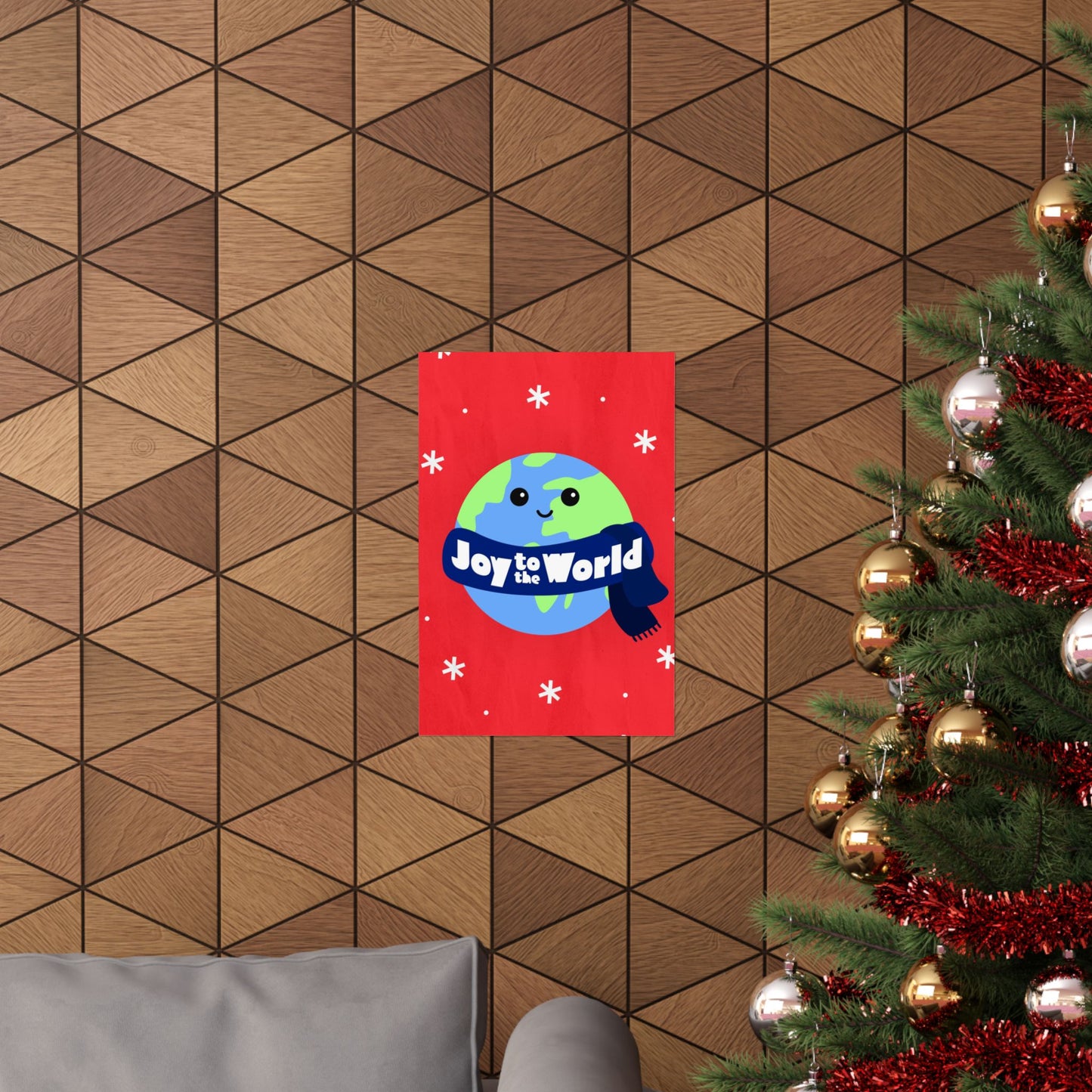 Poster I V5 I Joy To The World Preschool Series Graphic I Vertical