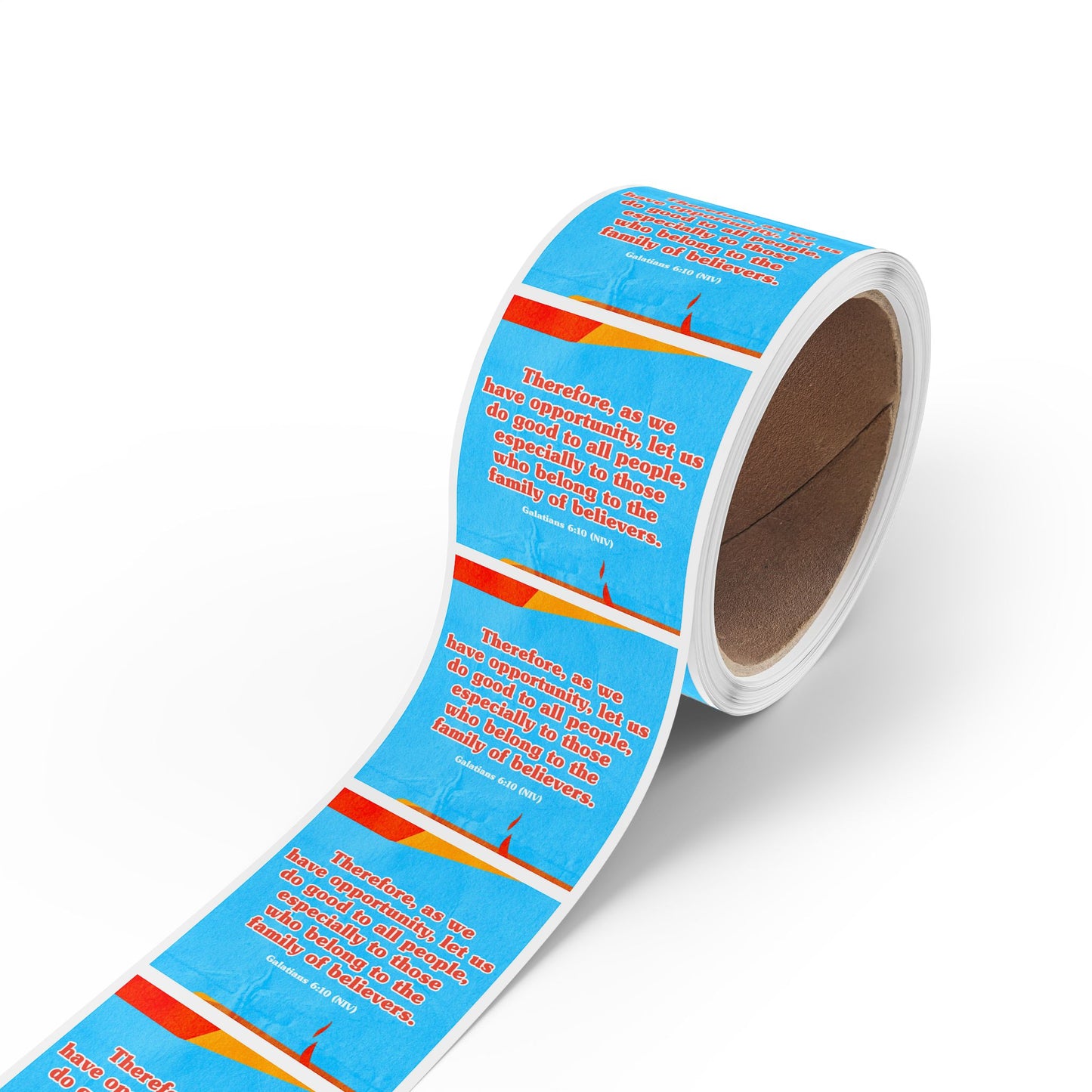 Memory Verse Sticker Roll | V6 | Staycation! Preschool