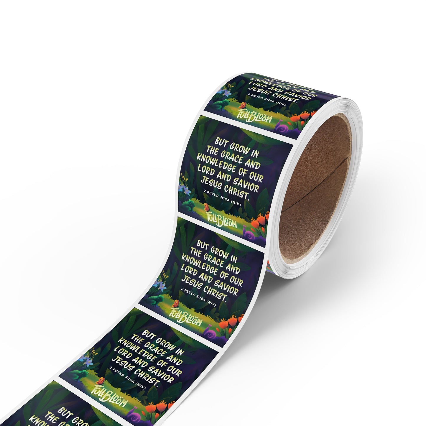 Memory Verse Sticker Roll | V8 | Full Bloom