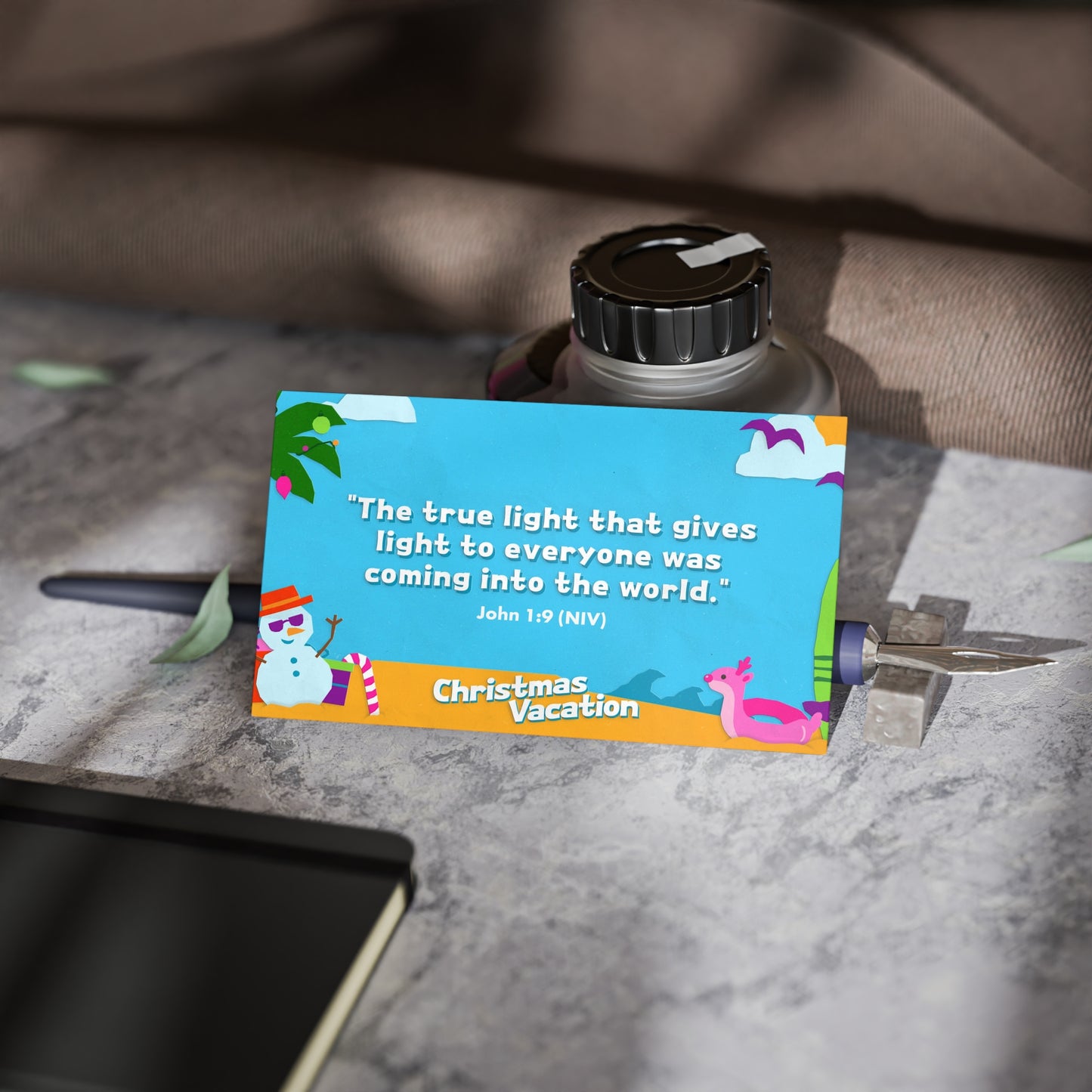 Memory Verse Cards | V7 | Christmas Vacation Preschool