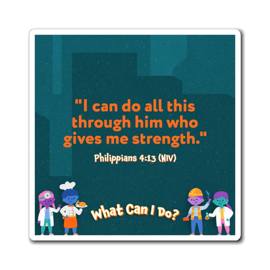 Memory Verse Magnet | V7 | What Can I Do Preschool