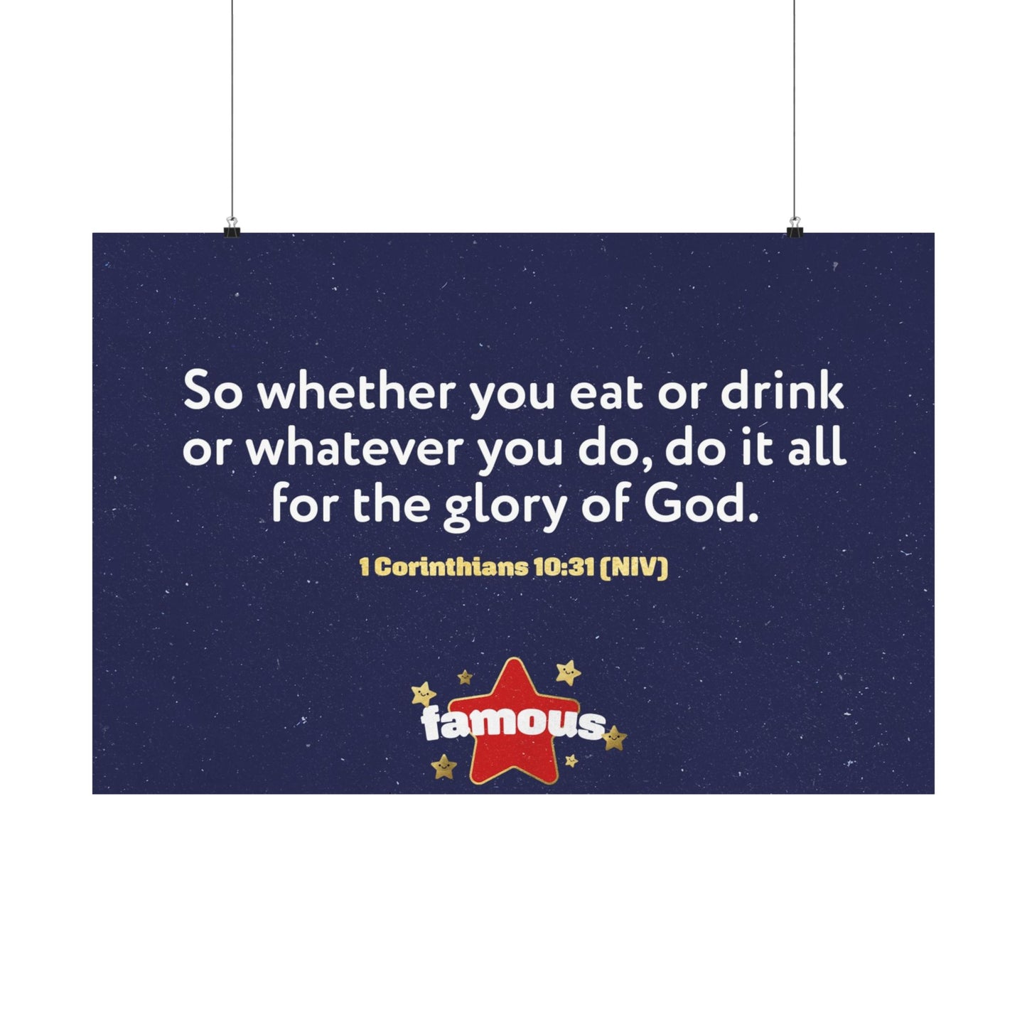 Poster | V5 | Famous Preschool Memory Verse Graphic | Horizontal