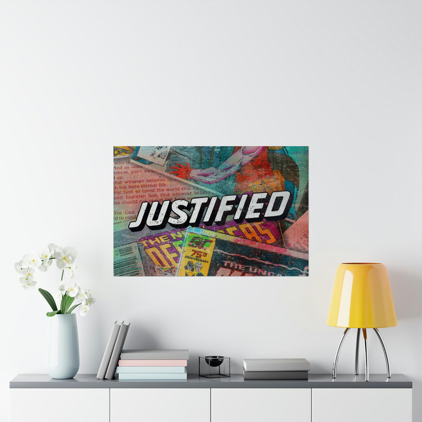 Poster | V7 | Justified Series Graphic | Horizontal