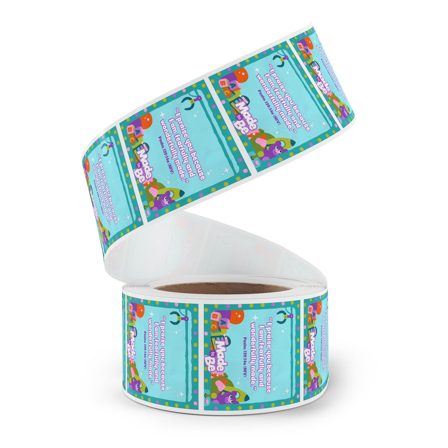 Memory Verse Sticker Roll | Made to Be Preschool
