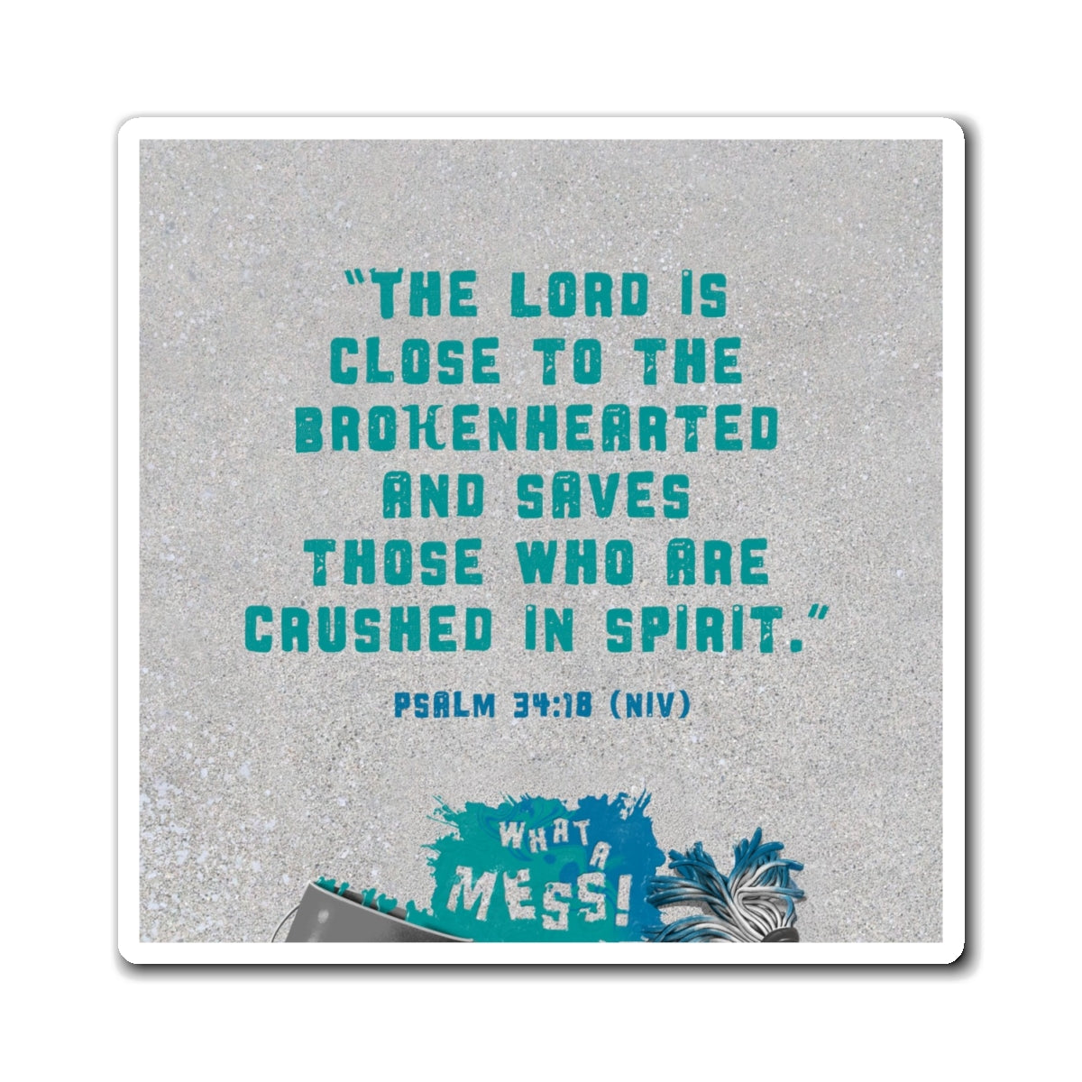 Memory Verse Magnet | What A Mess Elementary