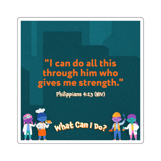Memory Verse Sticker | V7 | What Can I Do Preschool