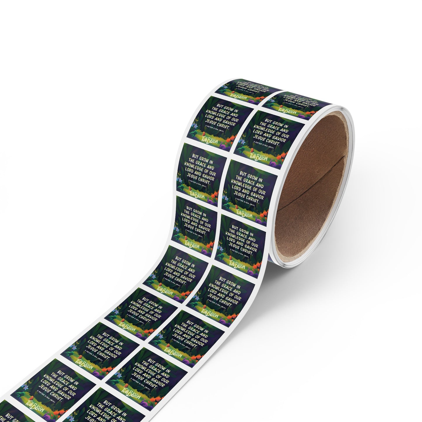 Memory Verse Sticker Roll | V8 | Full Bloom