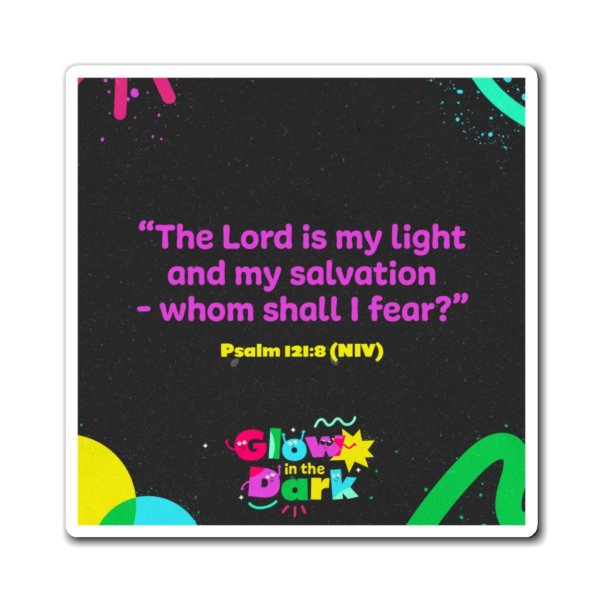 Memory Verse Magnet | V7 | Glow in the Dark Preschool