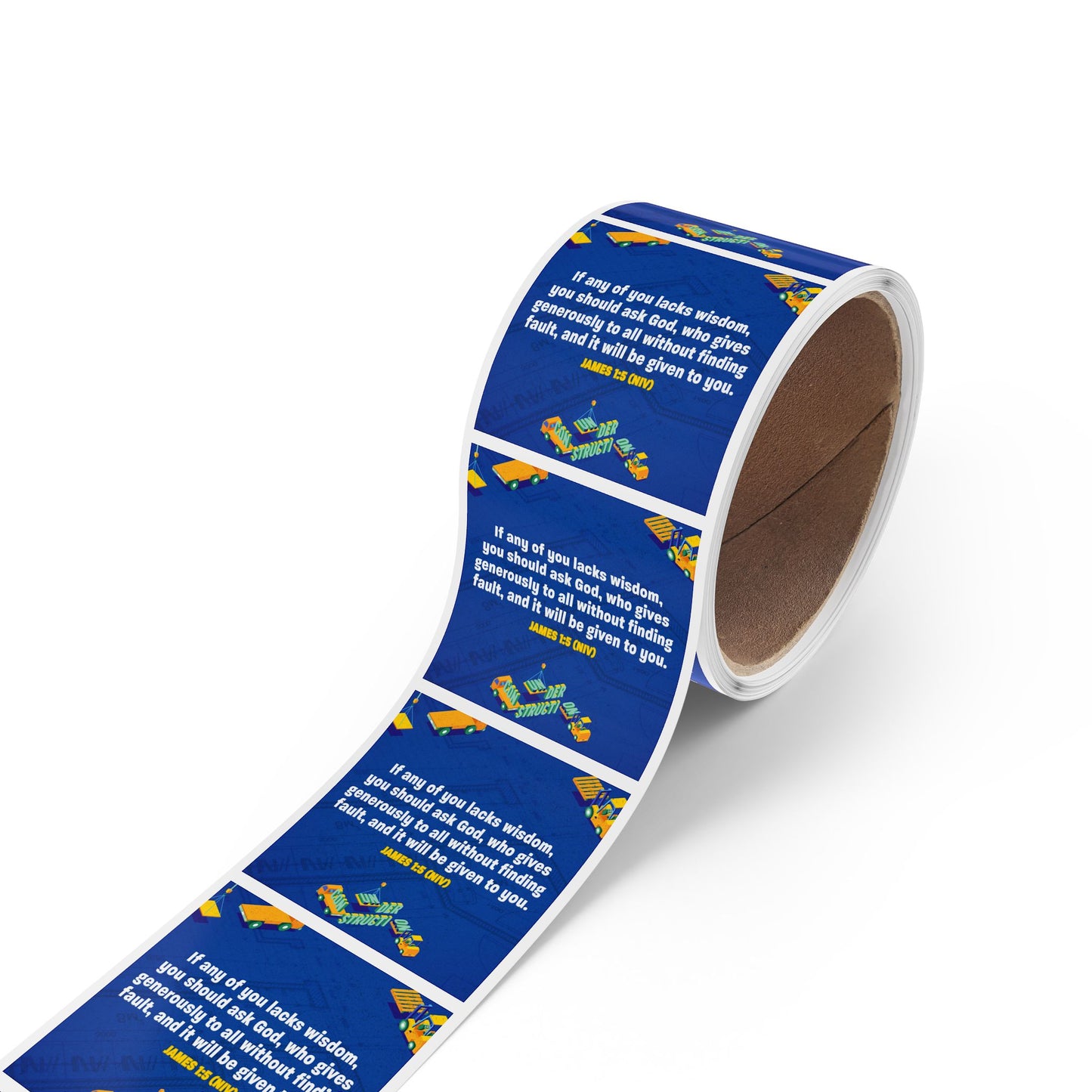 Memory Verse Sticker Roll | V8 | Under Construction