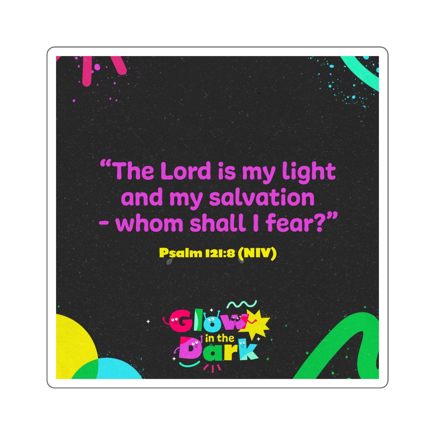 Memory Verse Sticker | V7 | Glow in the Dark Preschool