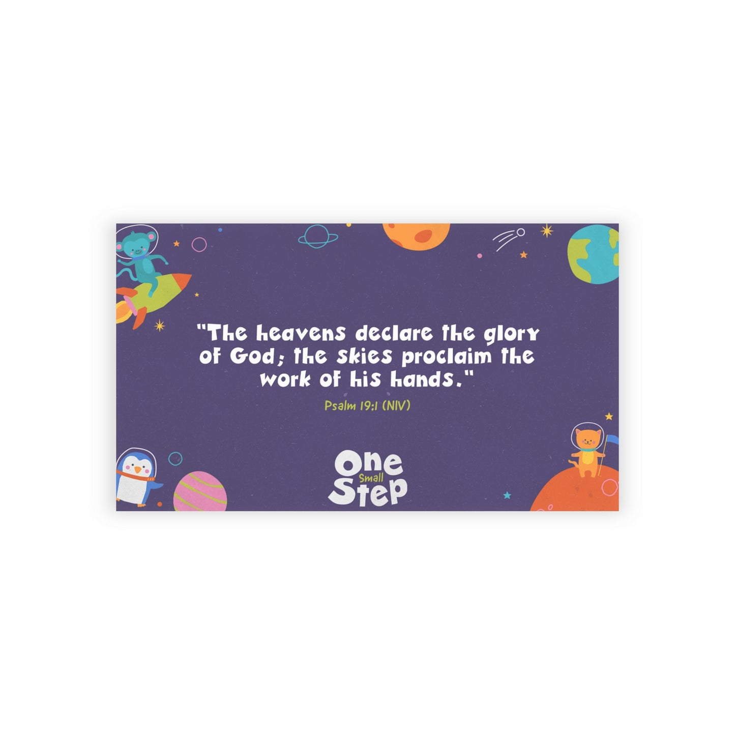 Memory Verse Cards | V7 | One Small Step Preschool