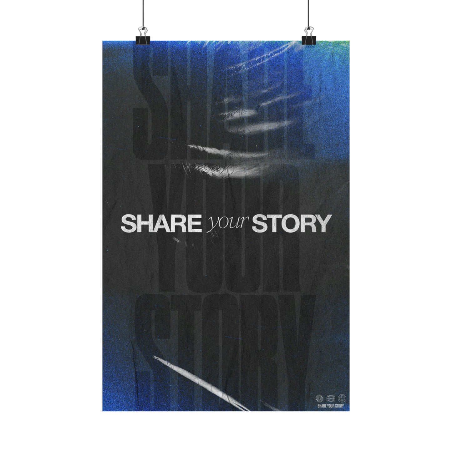 Poster I V6 I Share Your Story Students Discipleship Graphic I Vertical