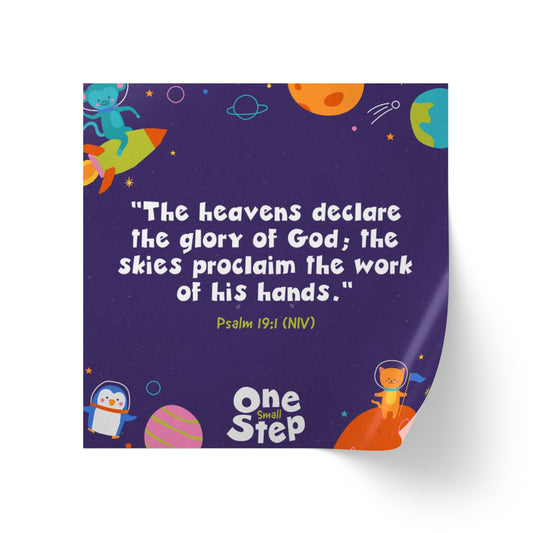 Memory Verse Sticker Roll | V7 | One Small Step Preschool