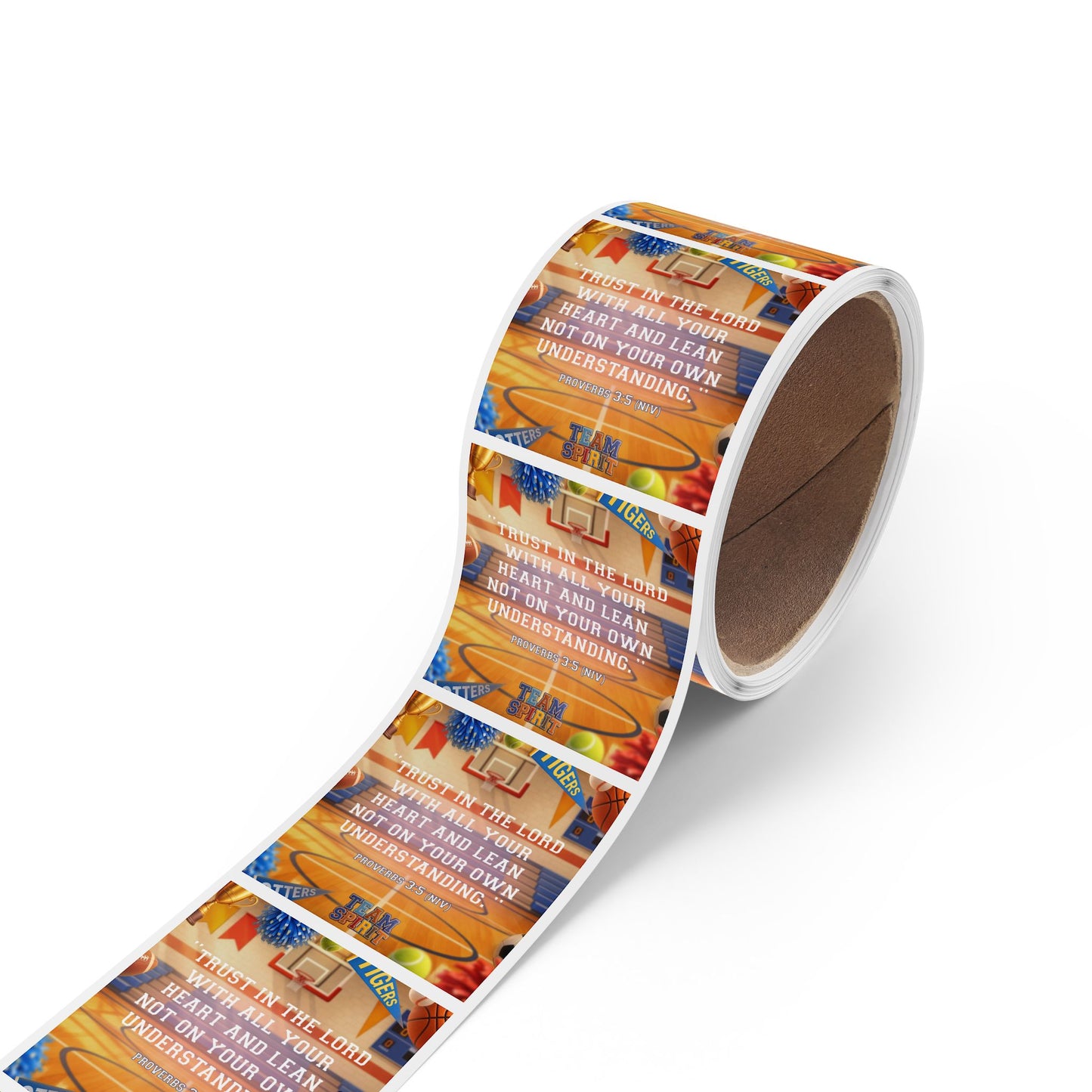Memory Verse Sticker Roll | Team Spirit Elementary