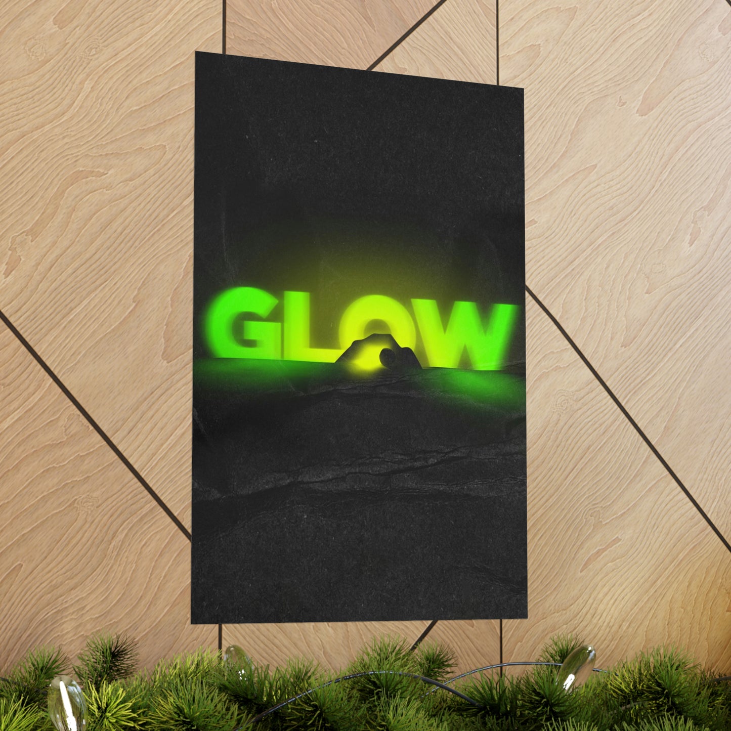 Poster | V7 | Glow Series Graphic | Vertical