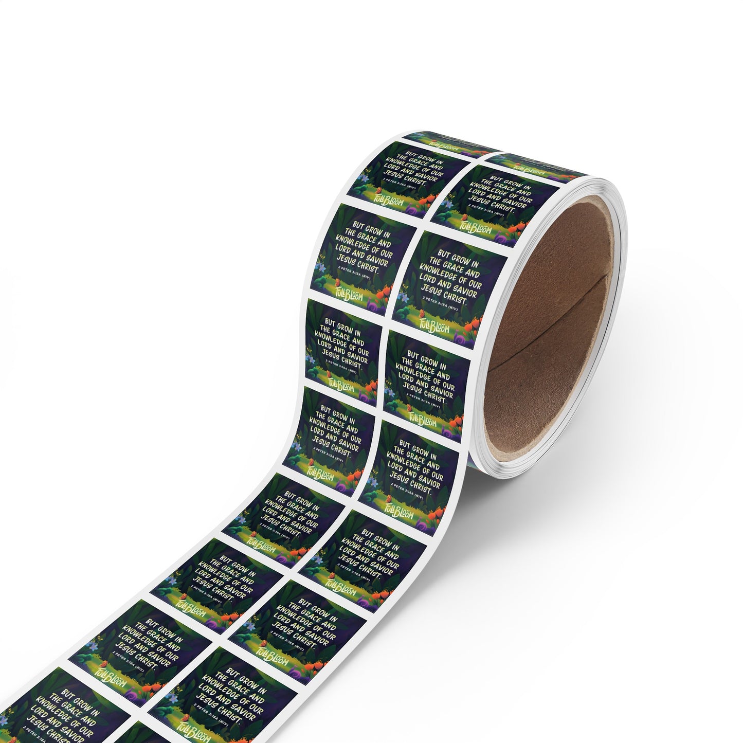 Memory Verse Sticker Roll | V8 | Full Bloom