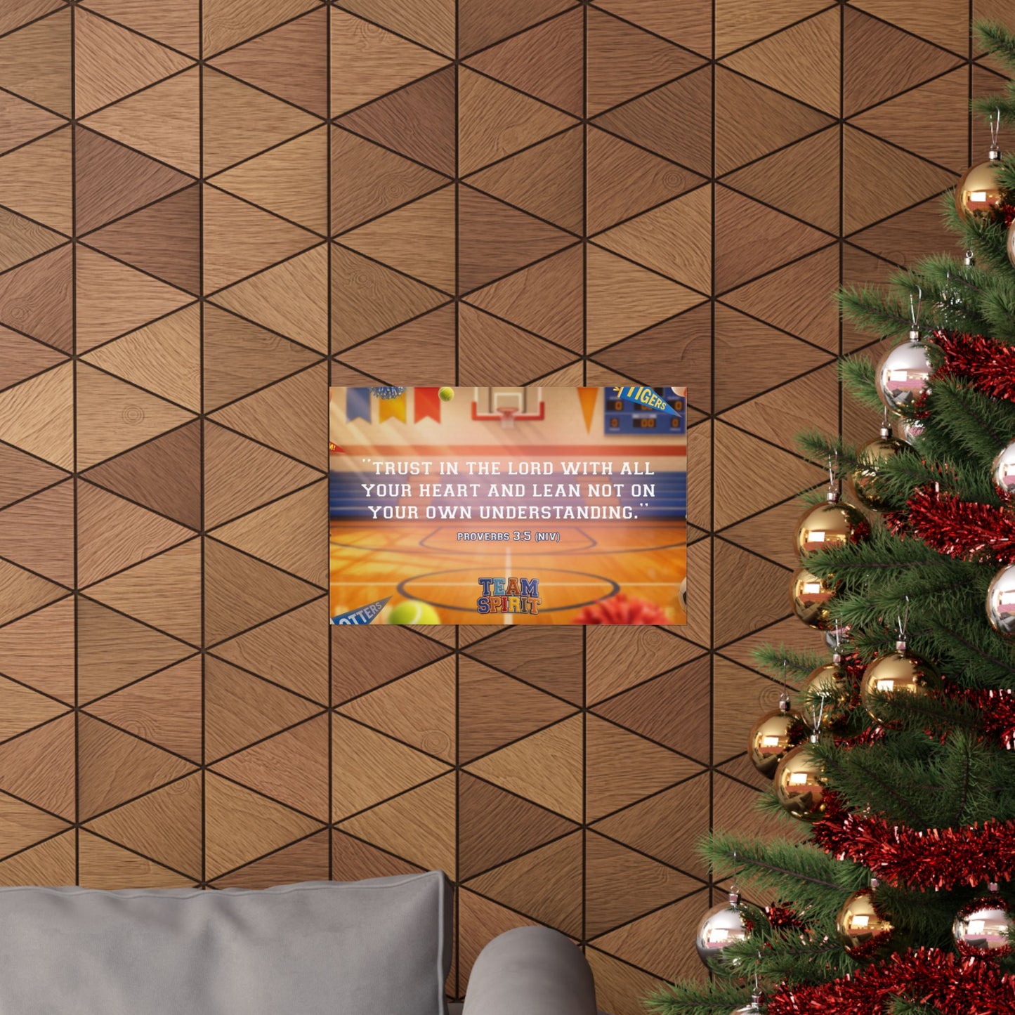 Poster | Team Spirit Elementary Memory Verse Graphic | Horizontal