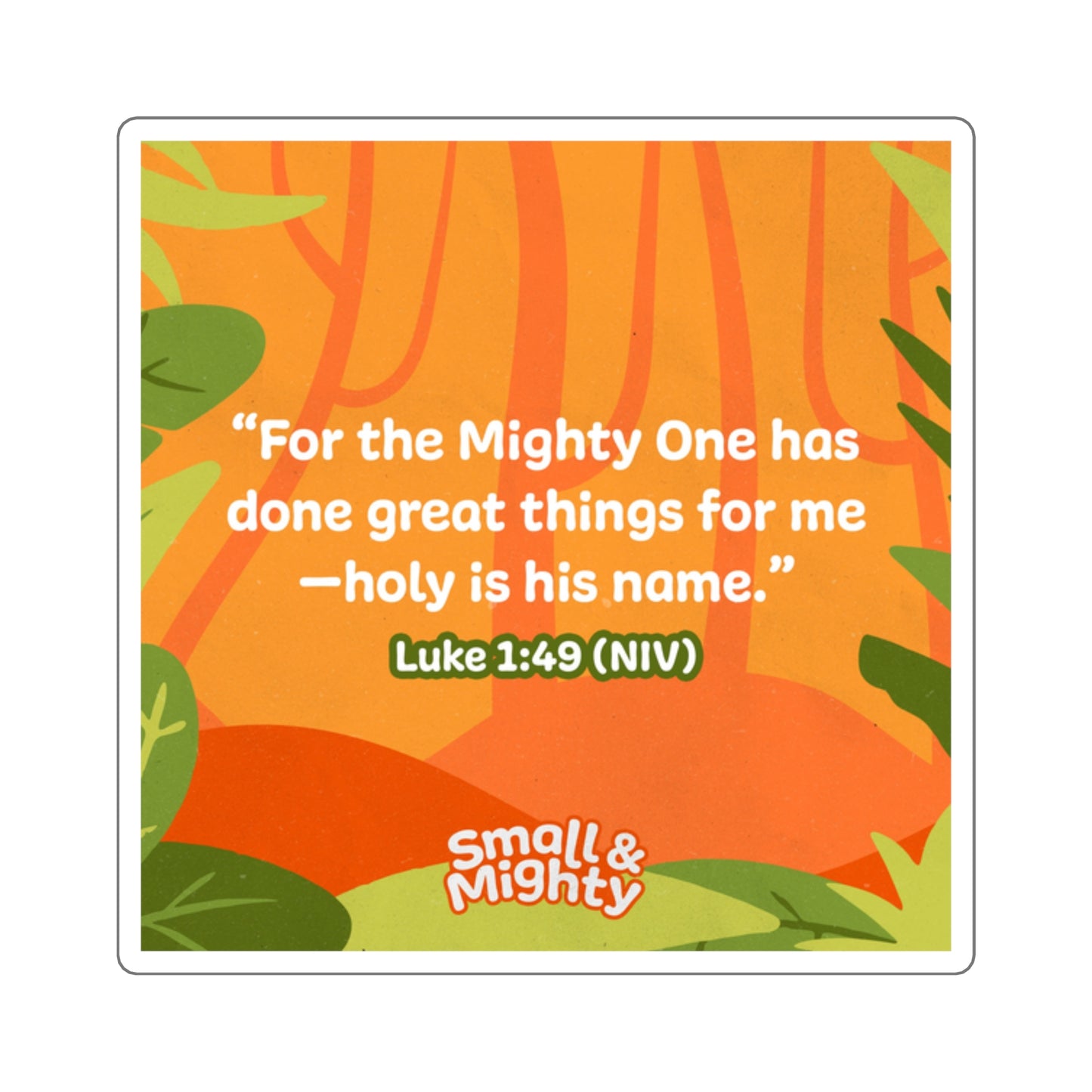 Memory Verse Sticker | Small & Mighty Preschool