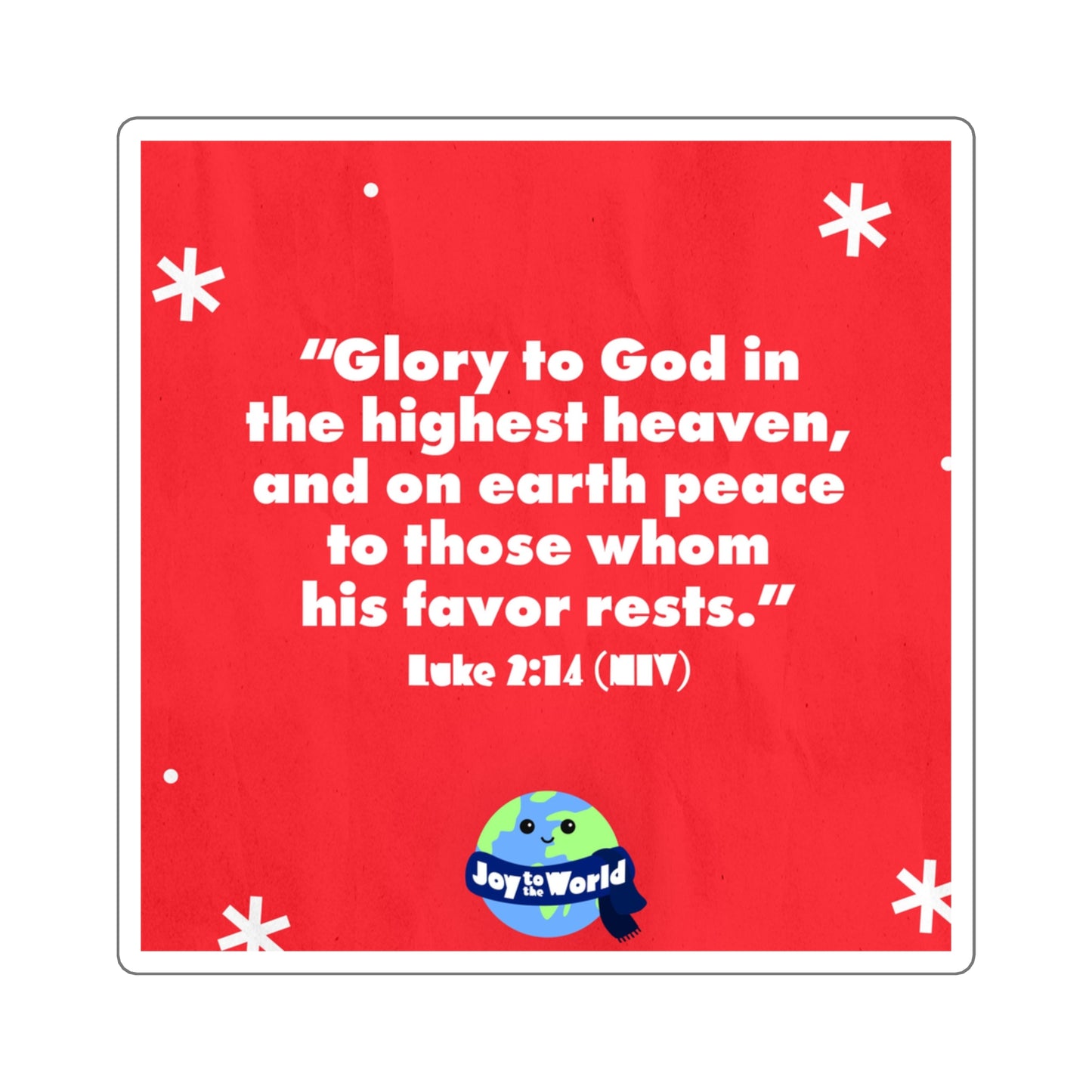 Memory Verse Sticker | V5 | Joy To The World Preschool