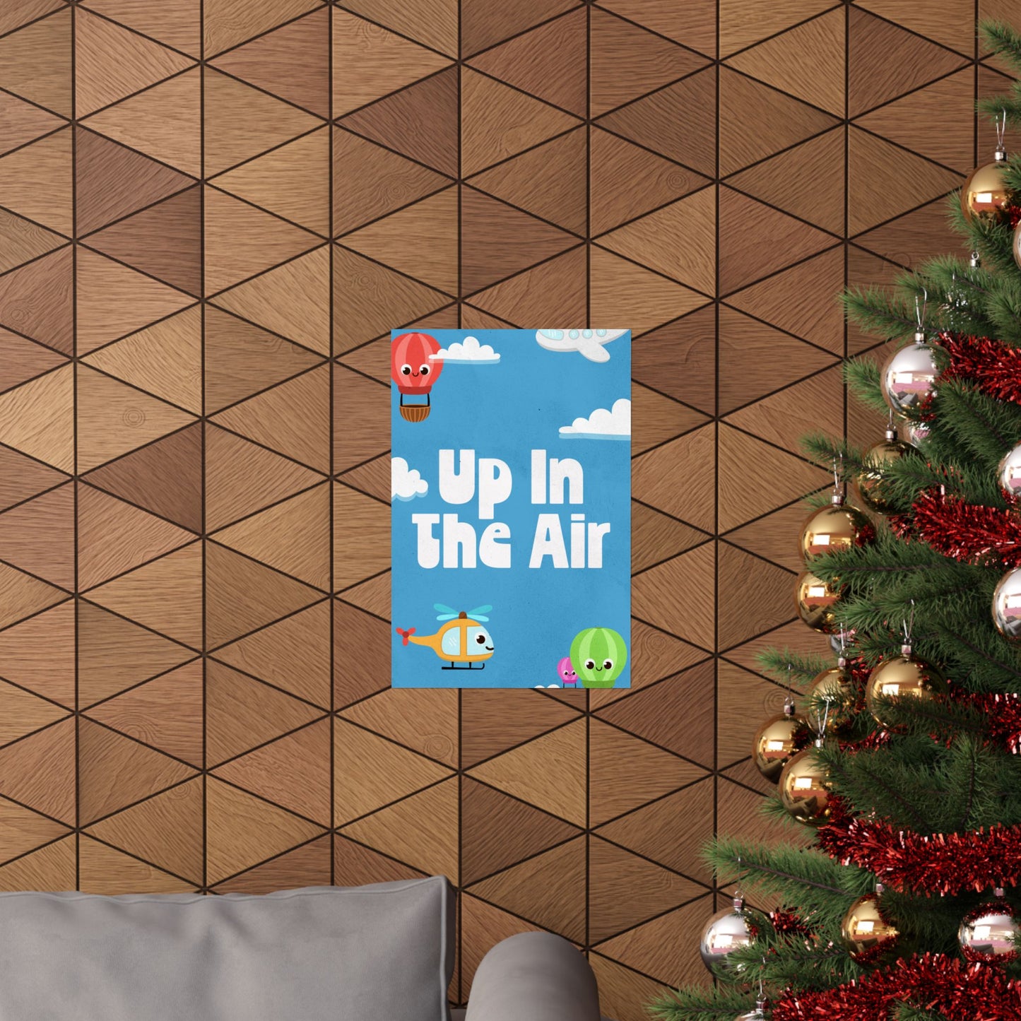 Poster I V5 I Up In The Air Preschool Series Graphic I Vertical