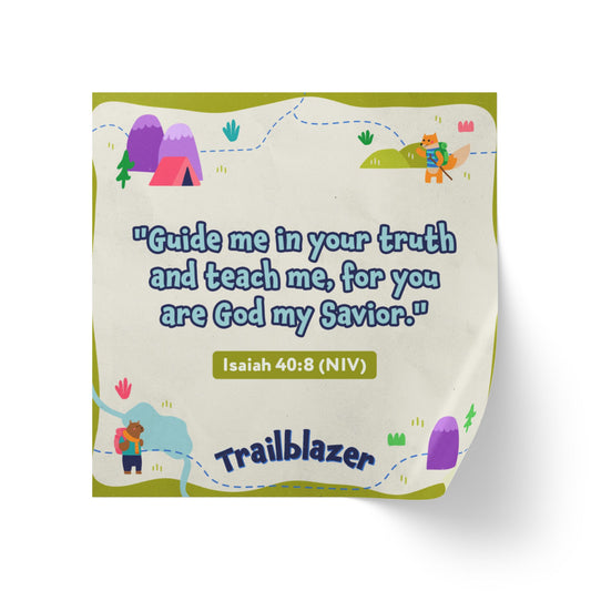 Memory Verse Sticker Roll | V9 |Trailblazer Preschool