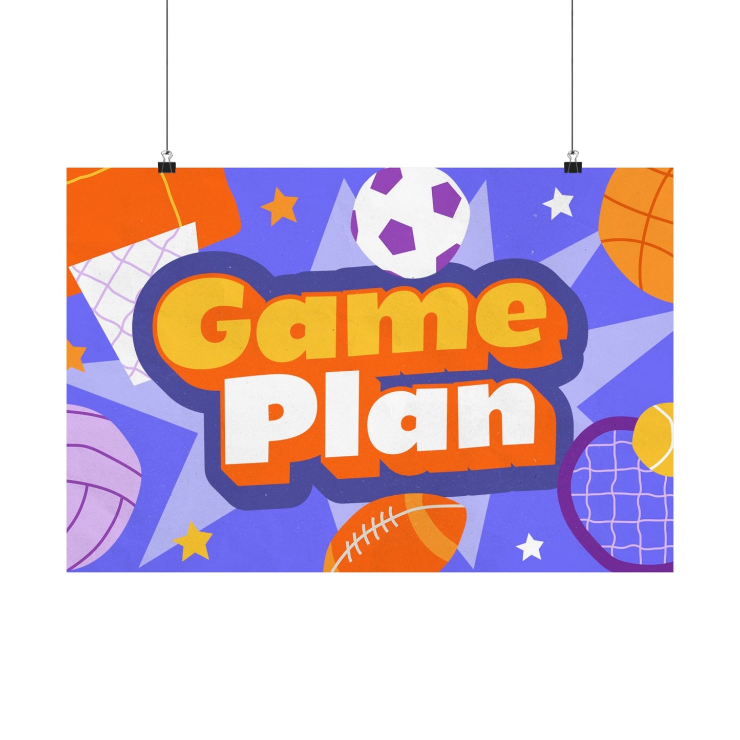 Poster | V8 | Game Plan Preschool Series Graphic | Horizontal