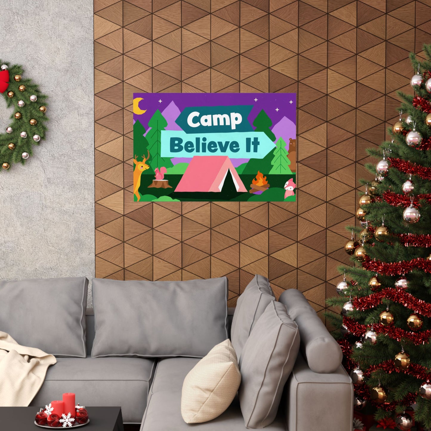 Poster | V8 | Camp Believe It Preschool Series Graphic | Horizontal