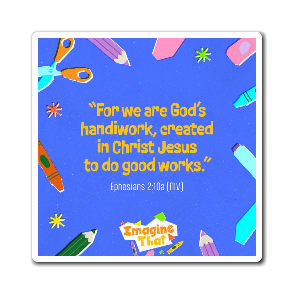Memory Verse Magnet | V8 | Imagine That Preschool