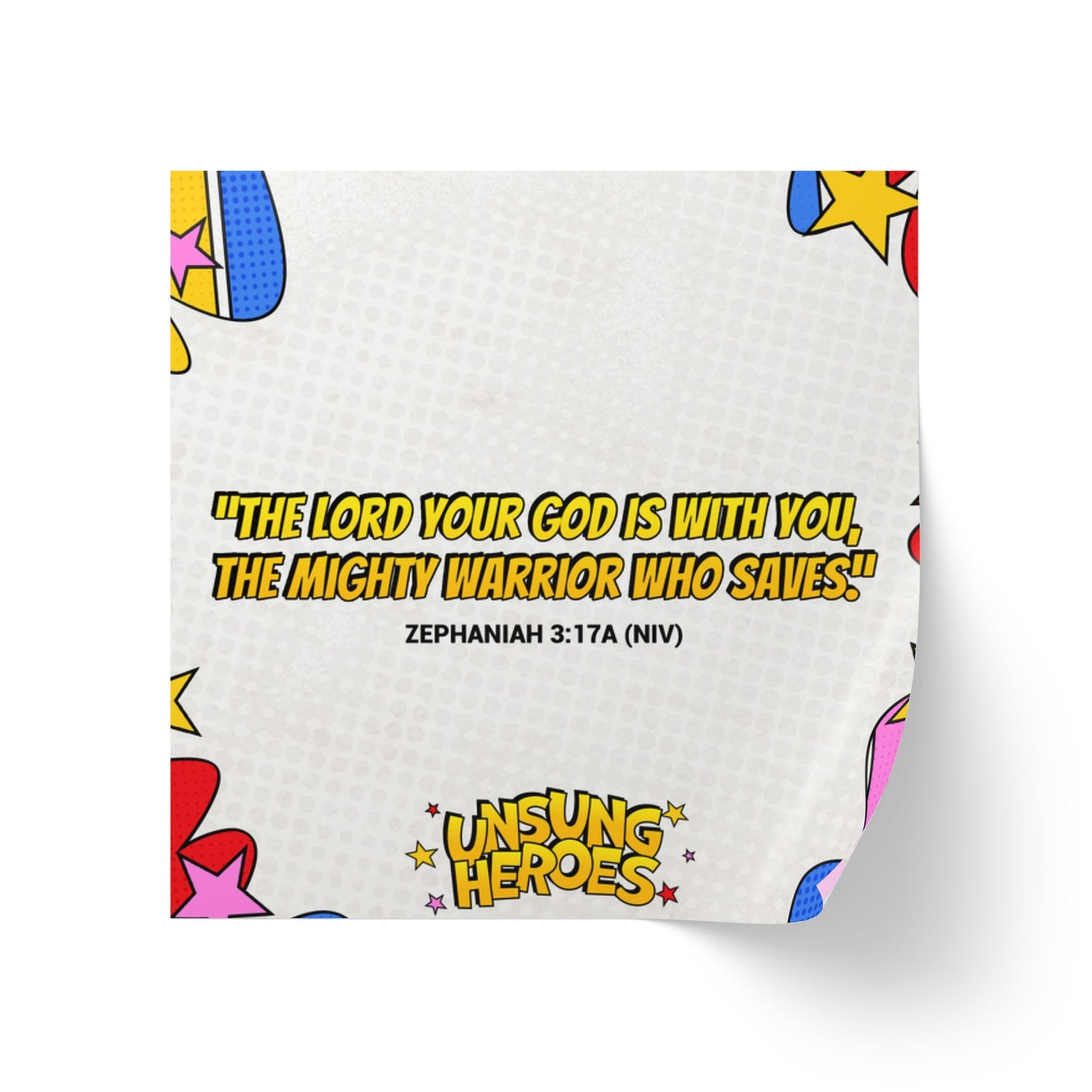 Memory Verse Sticker Roll | V8 | Unsung Heroes