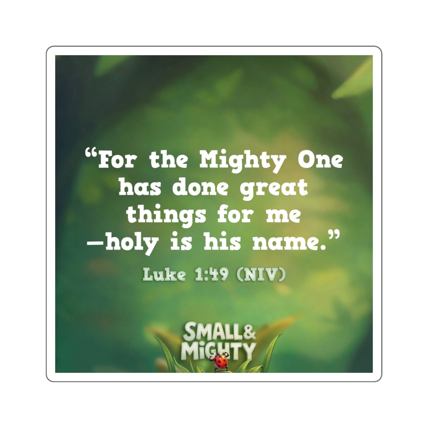 Memory Verse Sticker | Small & Mighty Elementary