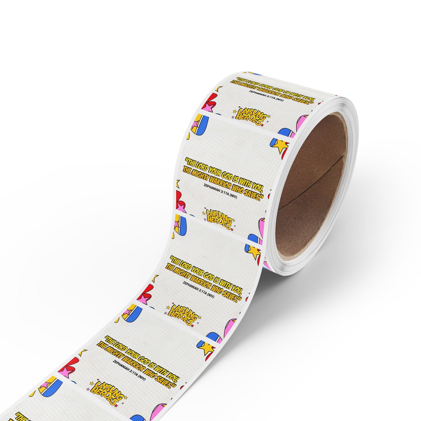 Memory Verse Sticker Roll | V8 | Unsung Heroes