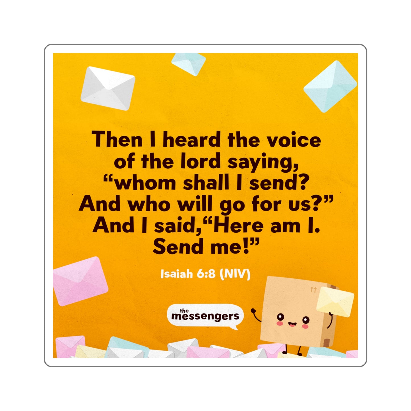 Memory Verse Sticker | V5 | The Messengers Preschool